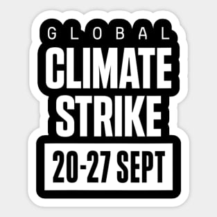 Global Climate Strike Sticker